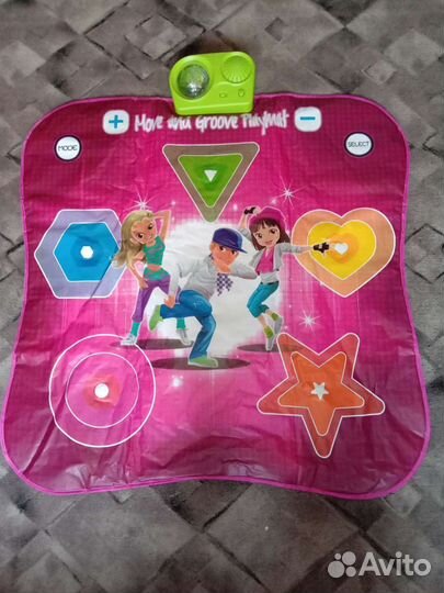 Большой музыкальный коврик для танцев twister