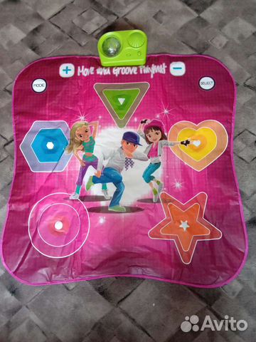 Большой музыкальный коврик для танцев twister