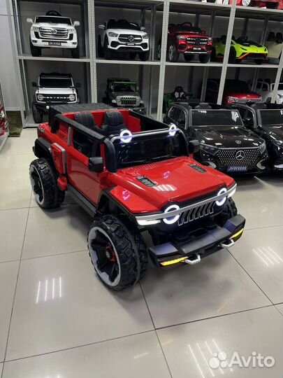 Детский электромобиль двухместный