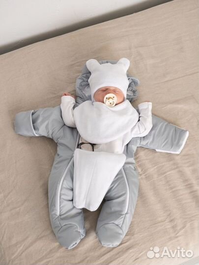 Красивые зимние комплекты на выписку