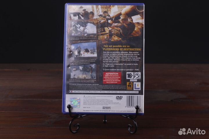 PS2 Mercenaries Лицензия На Французском Языке