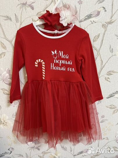 Платье для девочки 86