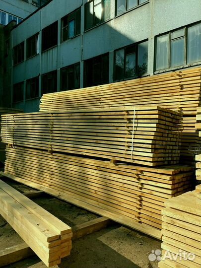 Доска обрезная 25х100х6000мм от производителя