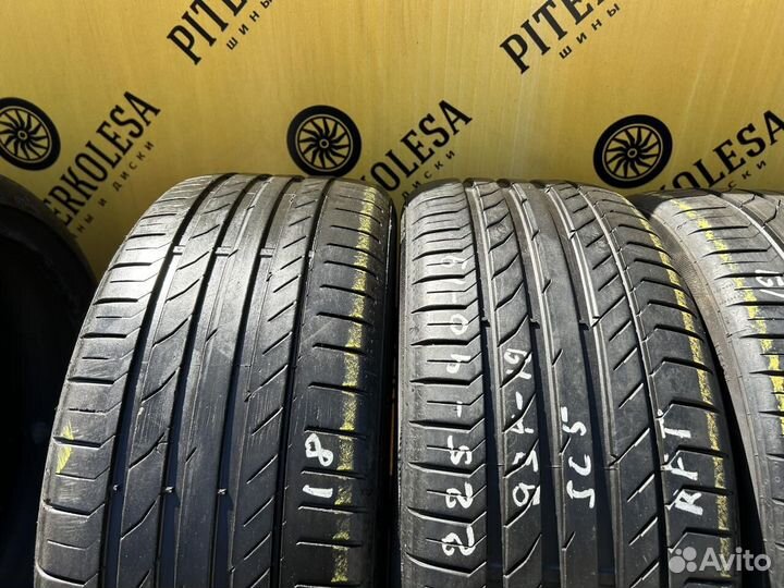 Continental ContiSportContact 5P 225/40 R19 и 255/35 R19 93Y