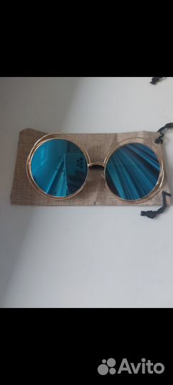 Солнцезащитные очки большие круглые женские