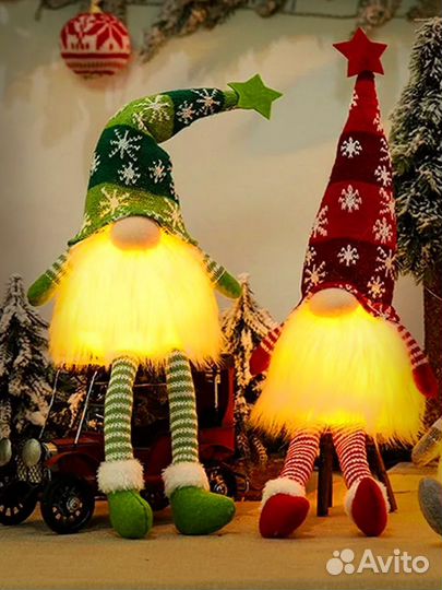 Гномик новогодний, набор гномов в подарок