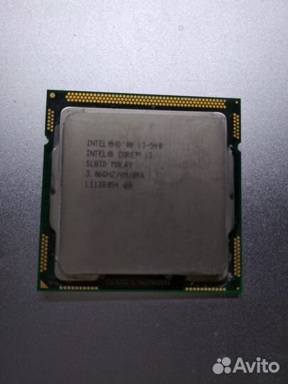 I3 540 процессор 1156 сокет