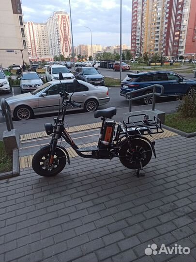 Monster электровелосипед курьера, аккумулятор 30а