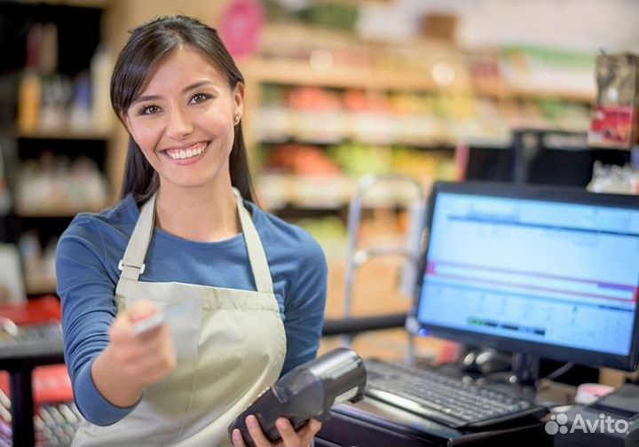 Сотрудник для работы на кассе еженедельные выплаты