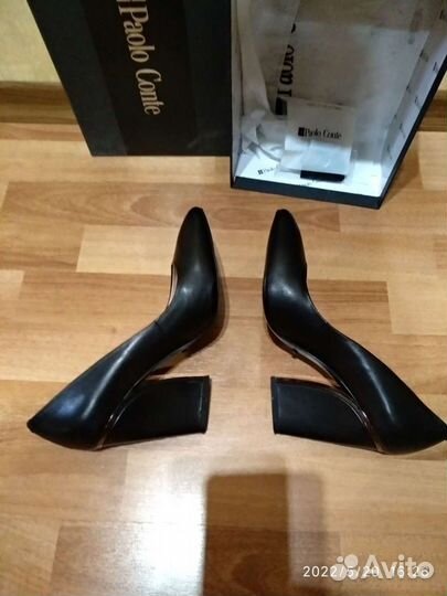 Туфли кожаные женские Paolo Conte