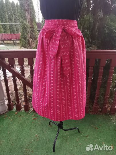 Фартук Передник Хлопок Германия темно розовый