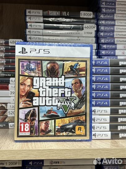 Новые GTA 5 PS4/PS5