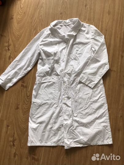 Белый медицинский халат женский размер 52