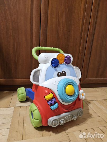 Ходунки каталка chicco весёлый автобус
