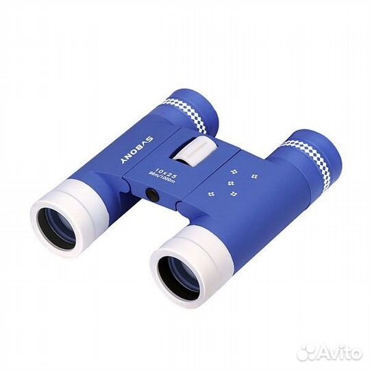 Бинокль детский svbony 10x25 голубой