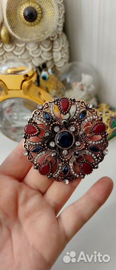 Visson брошь старинная