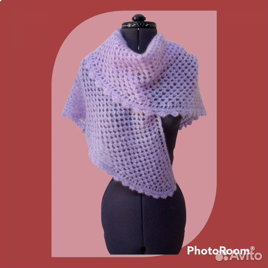 Платок шаль ручная работа