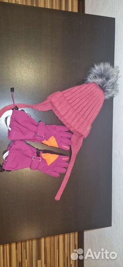 Комплект шапка, шарф