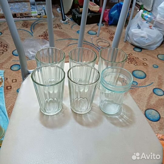 Стаканы и стопки граненые СССР