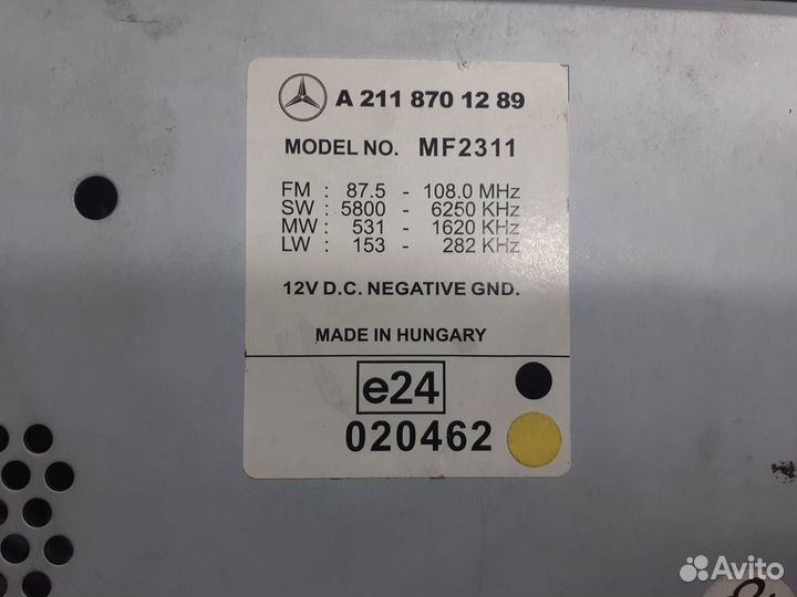 Магнитола Mercedes W211 / W219