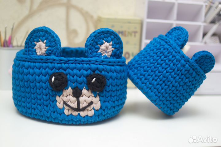 Козинки 2шт. из трикотажной пряжи