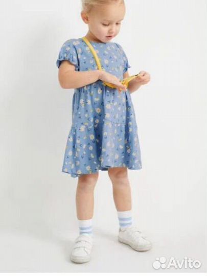 Платье c&a для девочки летнее 122 р
