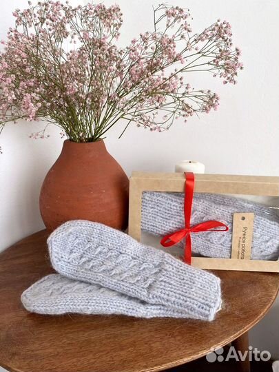 Варежки Пуховые Ручная работа