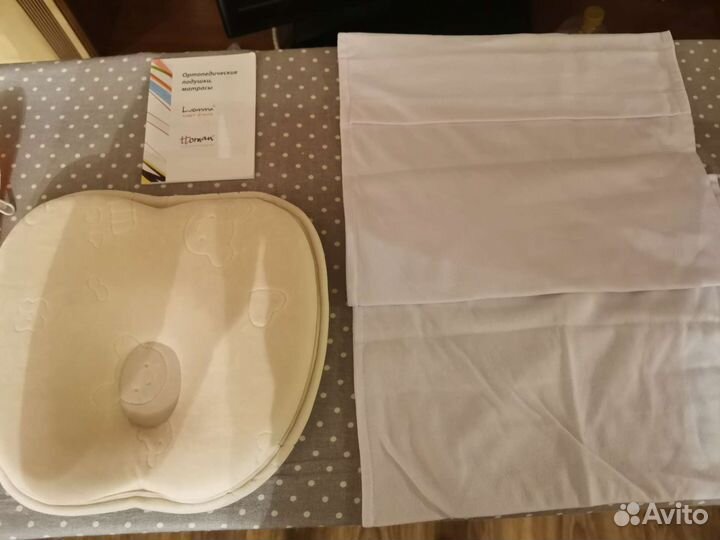 Ортопедическая подушка luomma для новорожденных