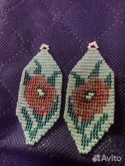 Колье-галстук,серьги и браслет