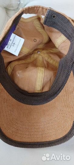 Бейсболка вельветовая