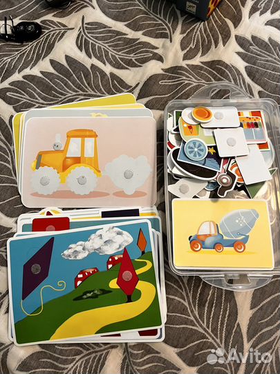 Пазлы на липучках