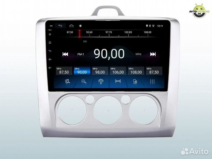 Ford Focus 2 2005-2010 Кондиционер Android