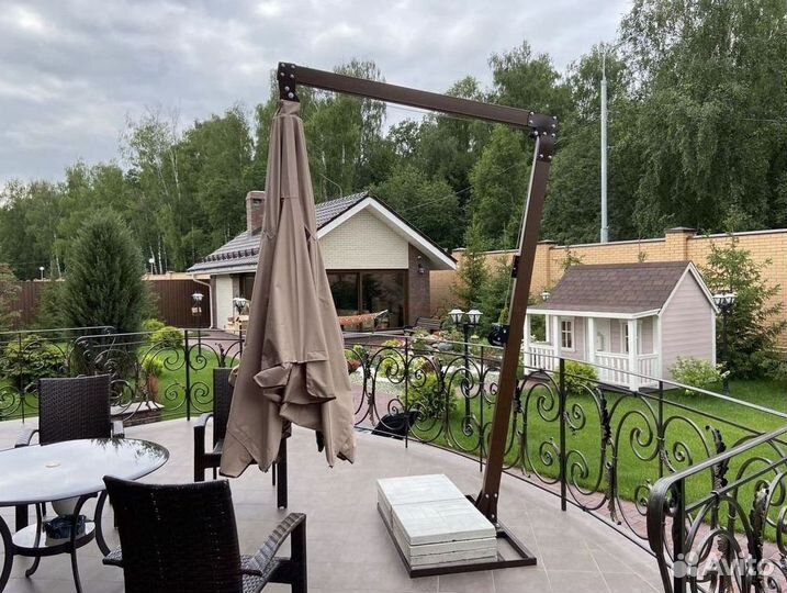 Зонт для веранды. Зонт для террасы уличный