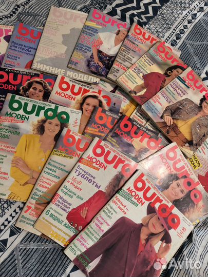 Журналы Burda Moden раритетные