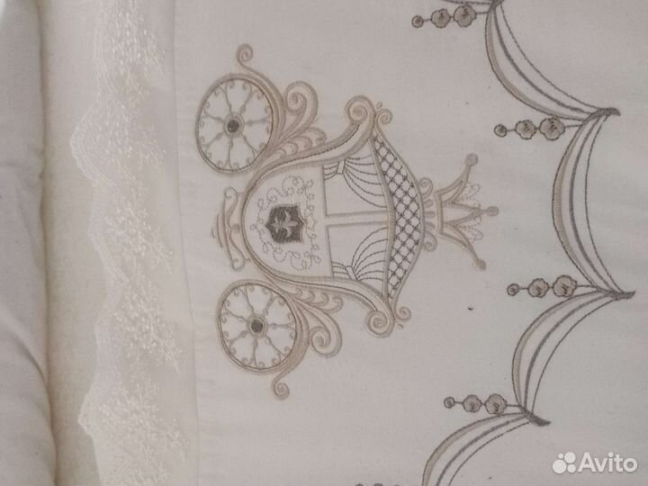 Балдахин, бортики и постельное