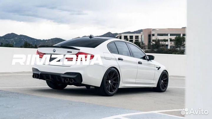 Литые диски P104 R17 et35.0 5x112.0 Черный с полир