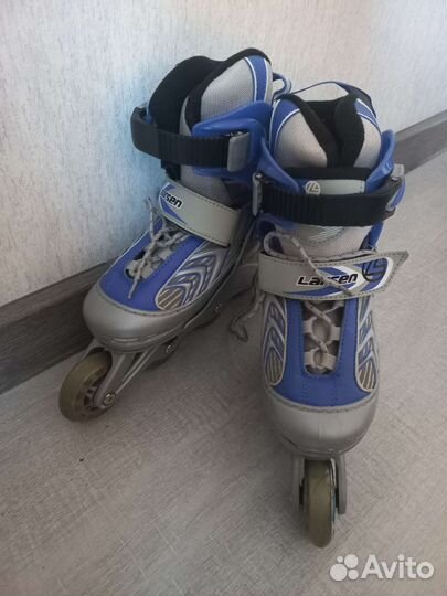 Роликовые коньки Larsen 30-33 и защита
