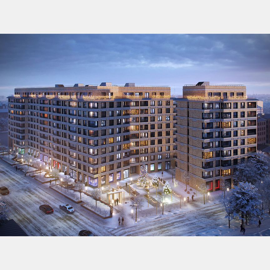 2-к. квартира, 74,7 м², 4/10 эт.