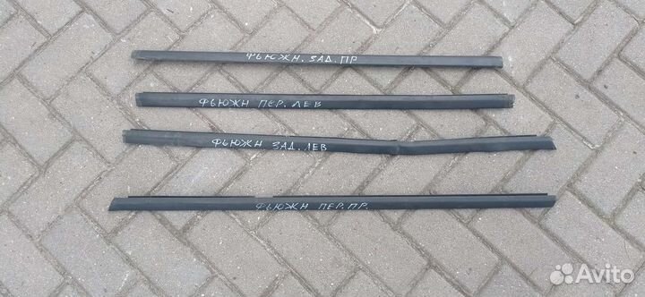 Уплотнители стёкол дверей, бархотки форд фьюжн
