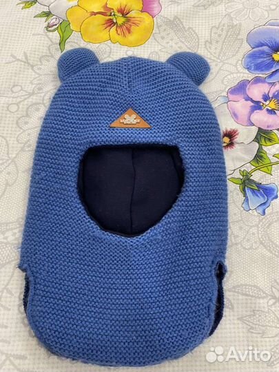 Шапка шлем зимний для мальчика