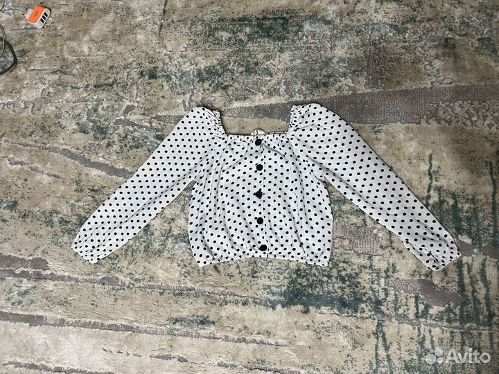 Блузка в горошек для девочки 134 из H&M