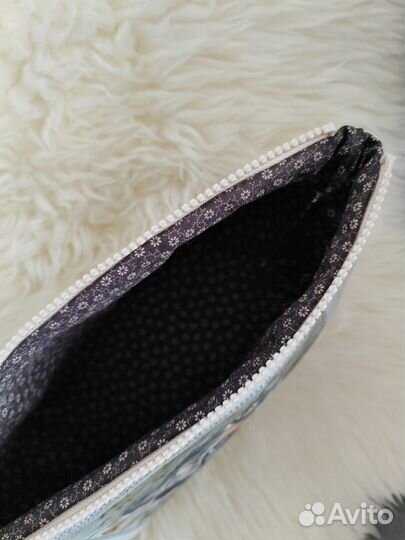 Косметичка на молнии с котом