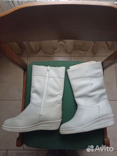 Зимние женские сапоги 38 натуральная кожа