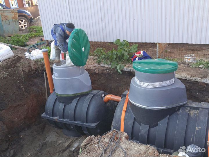 Септик эко Малахит 8 на участок
