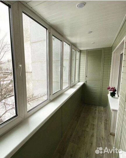 Обшивка, Остекление балконов и лоджий