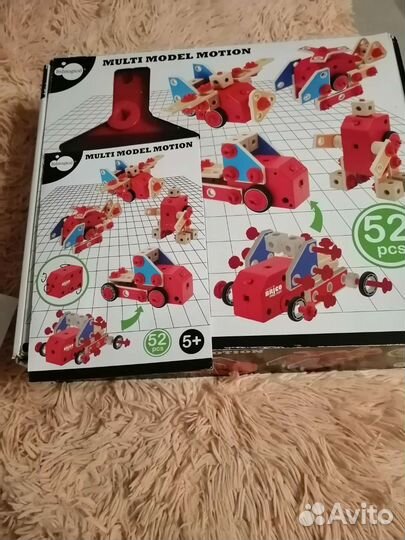 Детский деревянный конструктор