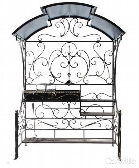 Мангал с крышей