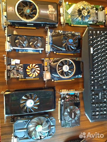 Видеокарты Разные Много