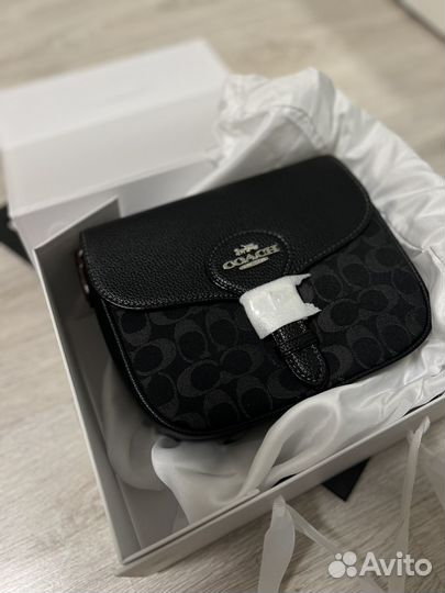 Сумка женская натуральная кожа coach