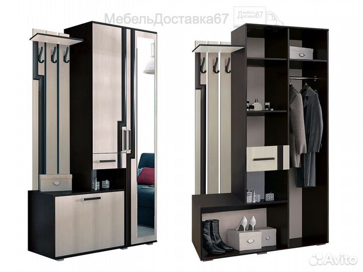 Прихожая (1,2 м) Лира (венге+лоредо)